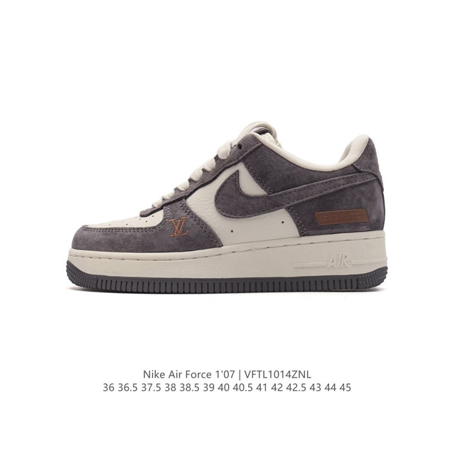 公司级 Af1耐克 Nike Air Force 1 ‘07 Low 空军一号 路易威登联名 厚底增高百搭运动板鞋 原楦头原纸板 打造纯正空军版型，专注外贸渠道