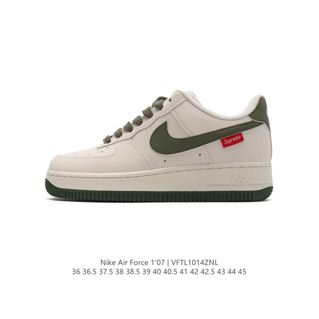 公司级 Af1耐克 Nike Air Force 1 ‘07 Low 空军一号 厚底增高百搭运动板鞋 原楦头原纸板 打造纯正空军版型，专注外贸渠道 全掌内置蜂窝