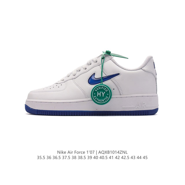 公司级 附赠送logo清洁刷 Af1耐克 Nike Air Force 1 ‘07 Low 空军一号 厚底增高百搭休闲运动板鞋 原楦头原纸板 打造纯正空军版型，