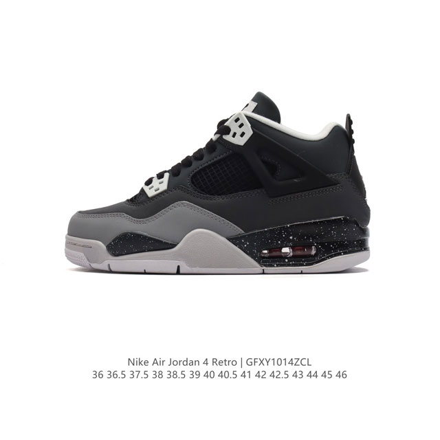 特价头层皮 耐克 Nike Air Jordan 4 Retro Og 中帮 迈克尔 乔丹aj4代乔4 复古休闲运动文化篮球鞋。秉承轻量化的速度型篮球鞋设计思想