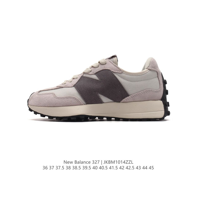 真标 Nb 新百伦 New Balance 327系列复古休闲运动慢跑鞋时尚男女运动鞋 以更纯粹的复古风格设计打造的全新造型 侧身还以解构设计，将 N 字标志以