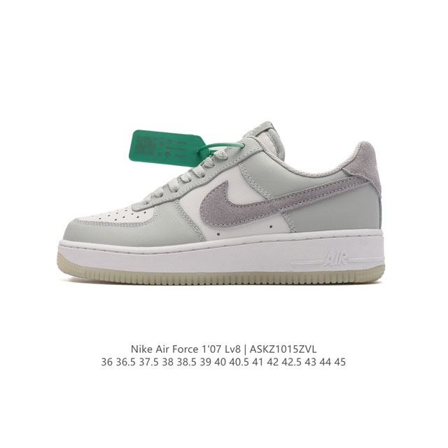 公司级 Af1耐克 Nike Air Force 1 ‘07 Low 空军一号 厚底增高百搭运动板鞋 原楦头原纸板 打造纯正空军版型，专注外贸渠道 全掌内置蜂窝