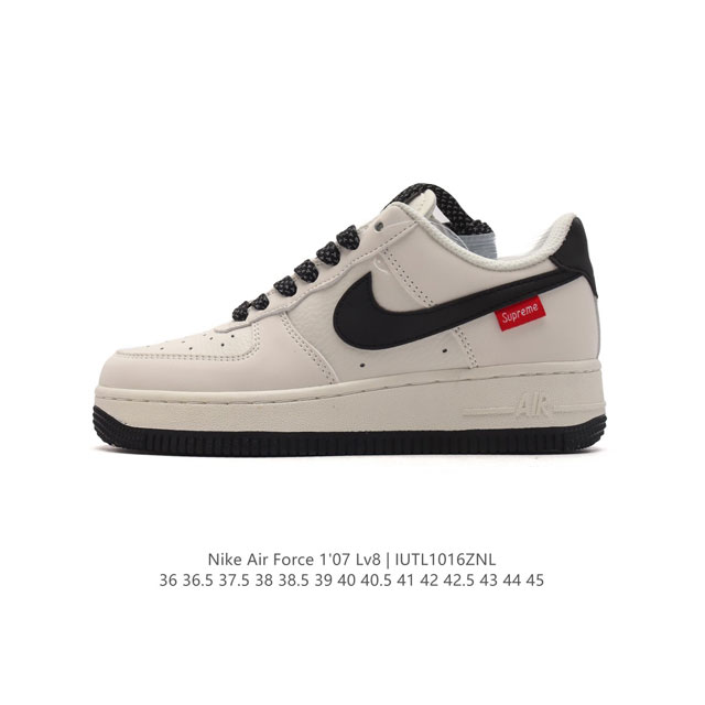 公司级 Af1耐克 Nike Air Force 1 ‘07 Low 空军一号 厚底增高百搭运动板鞋 原楦头原纸板 打造纯正空军版型，专注外贸渠道 全掌内置蜂窝