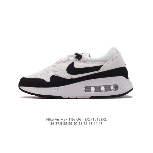 耐克nike Air Max 1'86 Og 经典复古小气垫缓震跑步鞋，穿上nike Air Max 1 '86 Og 高尔夫球鞋，成就街头传奇。该鞋款舒适耐穿