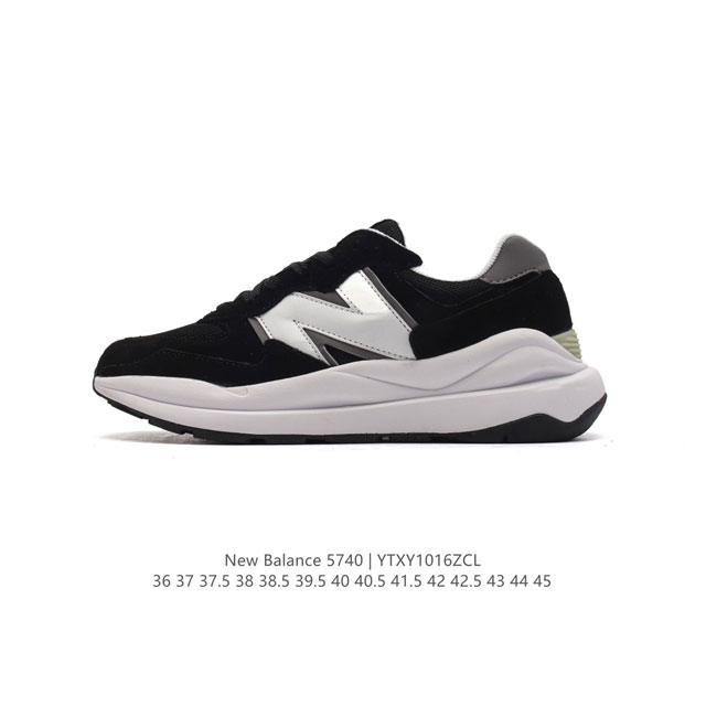 Newbalance 新百伦 Nb5740 运动鞋厚底增高男女鞋5740系列舒适轻便简约百搭休闲鞋，57 40运动鞋为爱舒适又追求时尚的人士而设计，采用抢眼的8