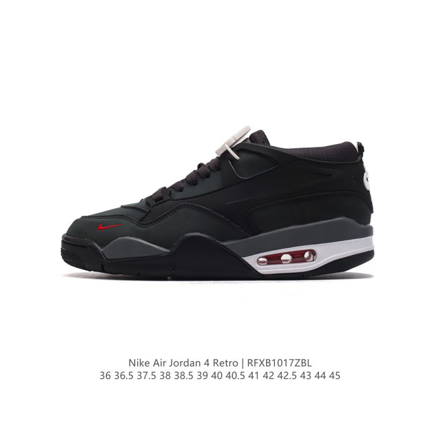 公司级 耐克 Nike Air Jordan 4 Retro OG 低帮 迈克尔 乔丹AJ4代乔4 复古休闲运动文化篮球鞋。秉承轻量化的速度型篮球鞋设计思想完成