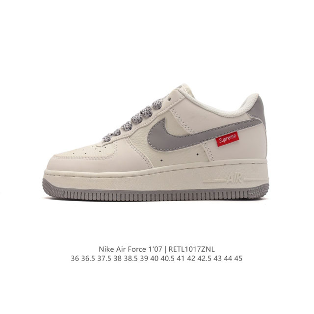 公司级 AF1耐克 Nike Air Force 1 ‘07 Low 空军一号 厚底增高百搭运动板鞋 原楦头原纸板 打造纯正空军版型，专注外贸渠道 全掌内置蜂窝