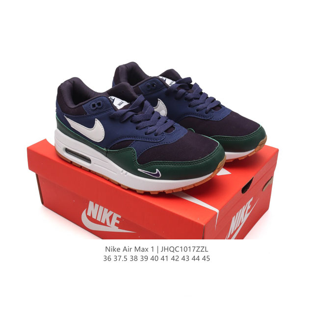 耐克Patta x Nike Air Max 1“Monarch” 复古休闲运动鞋 气垫跑步鞋。本次Nike携手来自荷兰阿姆斯特丹的接头品牌Patta,共同打造