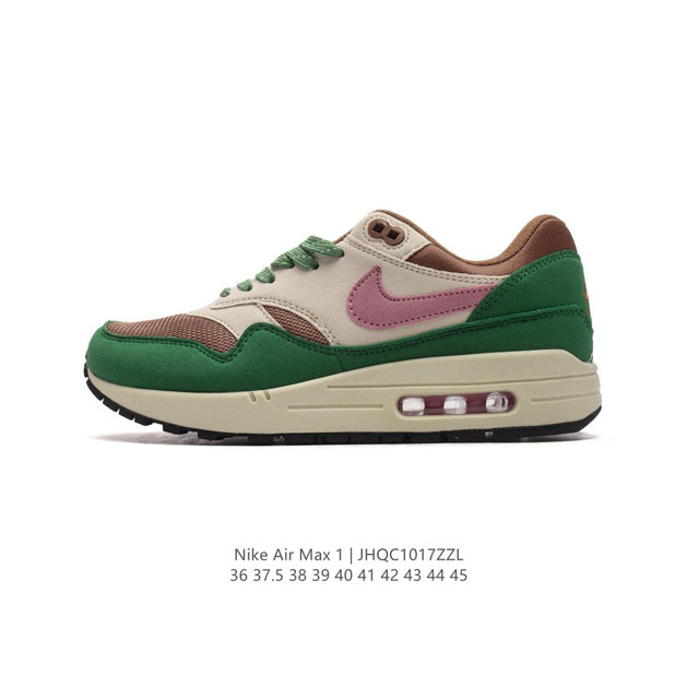 耐克Patta x Nike Air Max 1“Monarch” 复古休闲运动鞋 气垫跑步鞋。本次Nike携手来自荷兰阿姆斯特丹的接头品牌Patta,共同打造