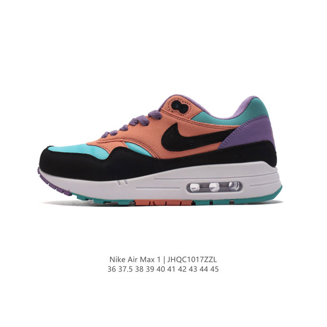 耐克Patta x Nike Air Max 1“Monarch” 复古休闲运动鞋 气垫跑步鞋。本次Nike携手来自荷兰阿姆斯特丹的接头品牌Patta,共同打造