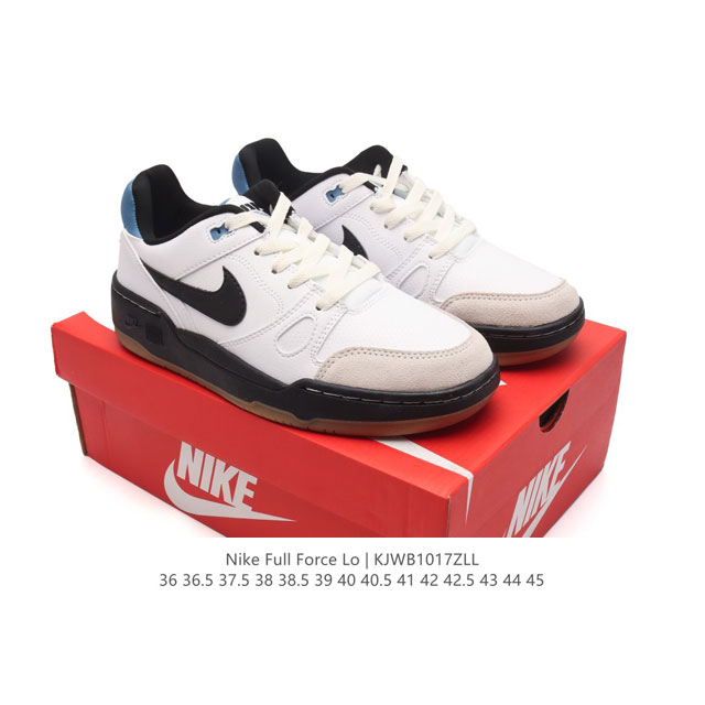 耐克 Nike 全新鞋型 来了！Nike Full Force Low 时尚复古运动板鞋，复古气质爆棚！近年来复古风的兴起，众多品牌纷纷推出自己的全新鞋款，势必