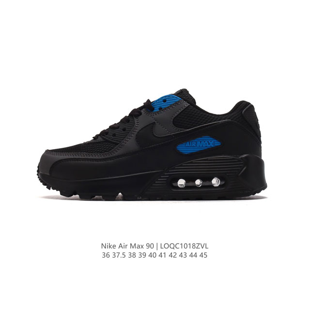 NIKE耐克运动鞋 Air max 90 健身运动跑鞋休闲鞋 复古风十足！Air Max 90 作为 Nike 旗下最经典的鞋型之一，凭借着百搭的造型，获得众多