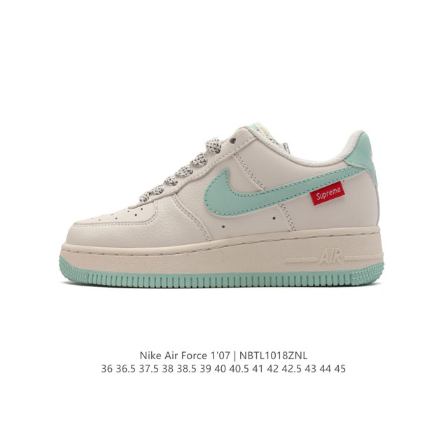 公司级 AF1耐克 Nike Air Force 1 ‘07 Low 空军一号 厚底增高百搭运动板鞋 原楦头原纸板 打造纯正空军版型，专注外贸渠道 全掌内置蜂窝