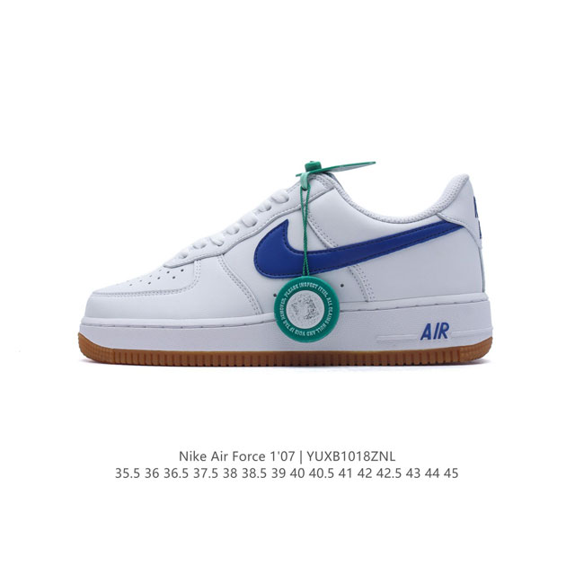 公司级 附赠送logo清洁刷 AF1耐克 Nike Air Force 1 ‘07 Low 空军一号 厚底增高百搭休闲运动板鞋 原楦头原纸板 打造纯正空军版型，