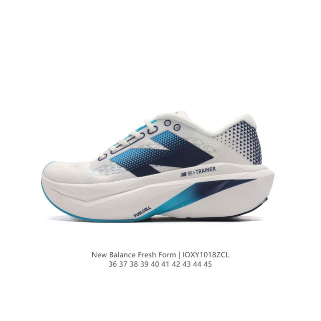 公司级 新百伦 [New Balance] Fresh Form 男女士运动鞋 厚底增高跑鞋，这款跑鞋不仅有着以大数据为基础的FRESH FOAM虎蜂大底，还有