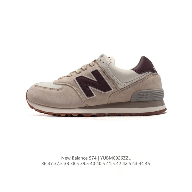 真标 NB 574 新百伦 NEW BALANCE NB 574系列舒适百搭复古拼接时尚休闲运动鞋。New Balance 的 574 具有识别性和持久流行性，