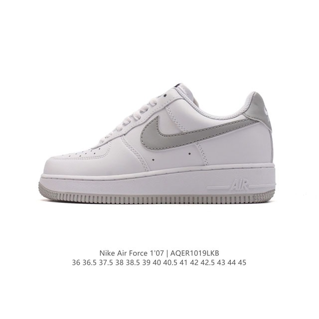 耐克 Nike Air Force 1 '07 空军一号 AF1 af1 男女子运动鞋复古篮球鞋，巧妙结合复古美学和新潮魅力，旨在致敬 40 年来风靡世界的元年