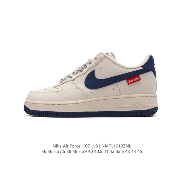 公司级 新款 AF1耐克 Nike Air Force 1 ‘07 Low 空军一号 气垫厚底增高百搭运动板鞋 原楦头原纸板 小白鞋 打造纯正空军版型，专注外贸