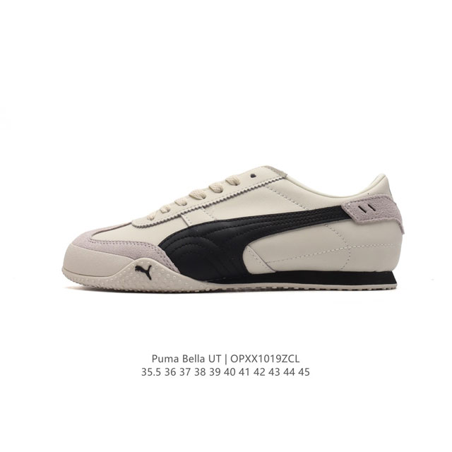 彪马 PUMA Bella UT 时尚百搭 舒适 防滑 低帮 生活休闲鞋 薄底鞋。继将 Speedcat OG 带回后，Puma 再以档案室的经典鞋型 Bell