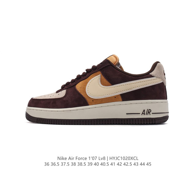 公司级 新款 AF1耐克 Nike Air Force 1 ‘07 Low 空军一号 af1气垫厚底增高百搭运动板鞋 原楦头原纸板 小白鞋 打造纯正空军版型，专