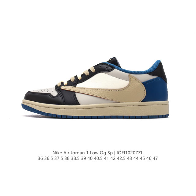 真标 耐克 Nike Air Jordan 1 Low OG SP Military Blue AJ1乔1 倒勾低帮篮球鞋 AJ1 乔丹1代 aj1 乔1 反向