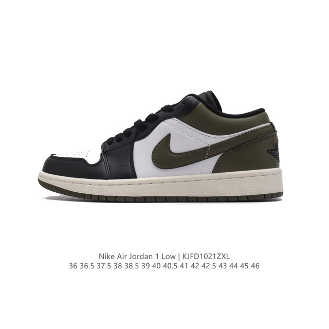 耐克 乔丹Air Jordan 1 Low AJ1 乔1 乔丹1代aj1 低帮复古文化休闲运动篮球鞋。从1985 年面世的元年款汲取设计灵感，采用简洁大方的经典