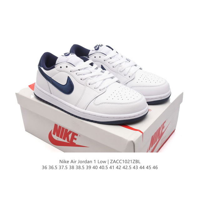 公司级 耐克 乔丹Air Jordan 1 Low AJ1 乔1 乔丹1代aj1 低帮复古文化休闲运动篮球鞋。从1985 年面世的元年款汲取设计灵感，采用简洁大