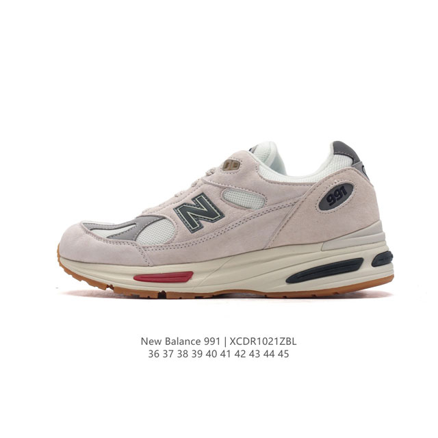 公司级 New Balance新百伦NB Made in USA M991系列美产血统经典复古休闲运动百搭老爹跑步鞋 采用台产猪巴革及透气网眼材质。升级正确原装