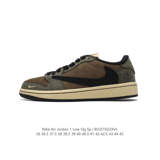 公司级 真标 耐克 Nike Air Jordan 1 Low OG SP Military Blue AJ1乔1 倒勾低帮篮球鞋 AJ1 乔丹1代 aj1 乔