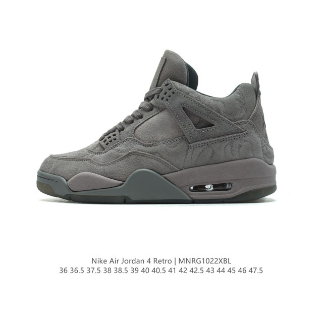 公司级 耐克 新款 Nike Air Jordan 4 Retro OG 中帮 迈克尔 乔丹AJ4代乔4 复古休闲运动文化篮球鞋。秉承轻量化的速度型篮球鞋设计思