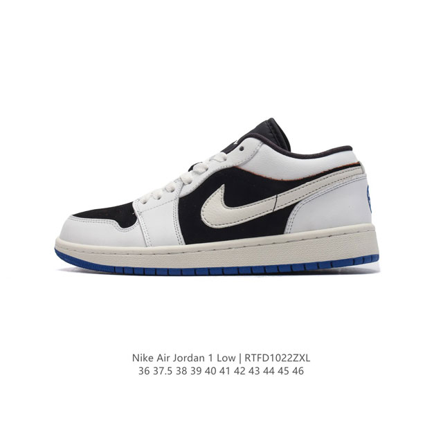 耐克 乔丹Air Jordan 1 Low AJ1 乔1 乔丹1代aj1 低帮复古文化休闲运动篮球鞋。从1985 年面世的元年款汲取设计灵感，采用简洁大方的经典