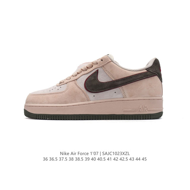 公司级 AF1耐克 Nike Air Force 1 ‘07 Low 空军一号 厚底增高百搭运动板鞋 原楦头原纸板 打造纯正空军版型，专注外贸渠道 全掌内置蜂窝