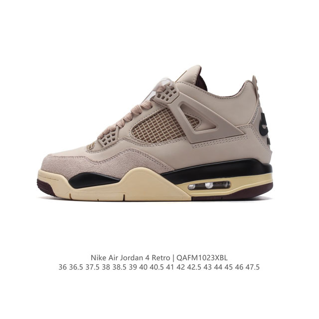 公司级 耐克 Nike Air Jordan 4 Retro OG 低帮 迈克尔 乔丹AJ4代乔4 复古休闲运动文化篮球鞋。秉承轻量化的速度型篮球鞋设计思想完成