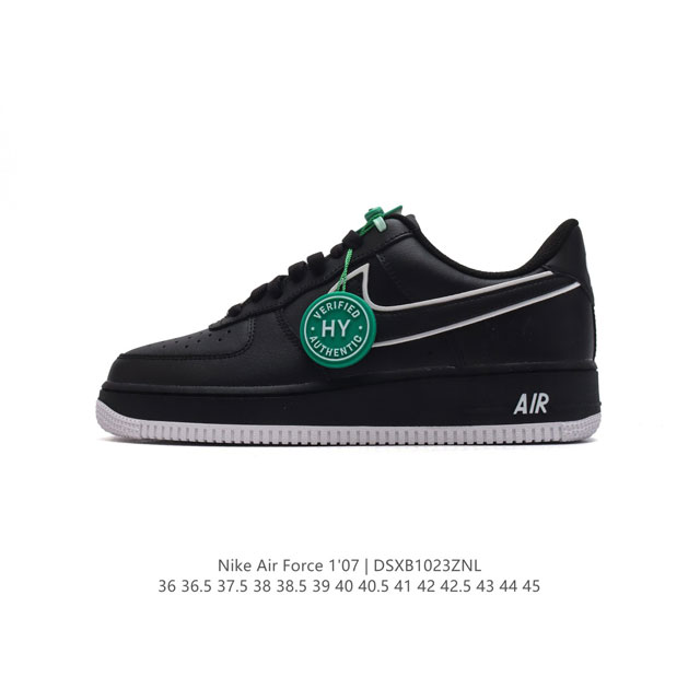 公司级 附赠送logo清洁刷 AF1耐克 Nike Air Force 1 ‘07 Low 空军一号 厚底增高百搭休闲运动板鞋 原楦头原纸板 打造纯正空军版型，