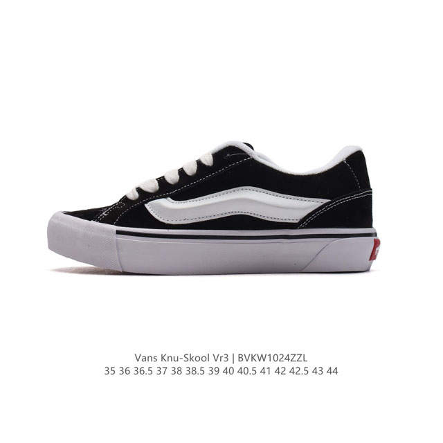 万斯 Vans Knu-Skool VR3 LX 面包鞋 皮革鞋面。坎普尔 茱利安系列低帮复古硫化休闲运动板鞋“肥胖版大LOGO”要说整个年最为热门的鞋型之一，