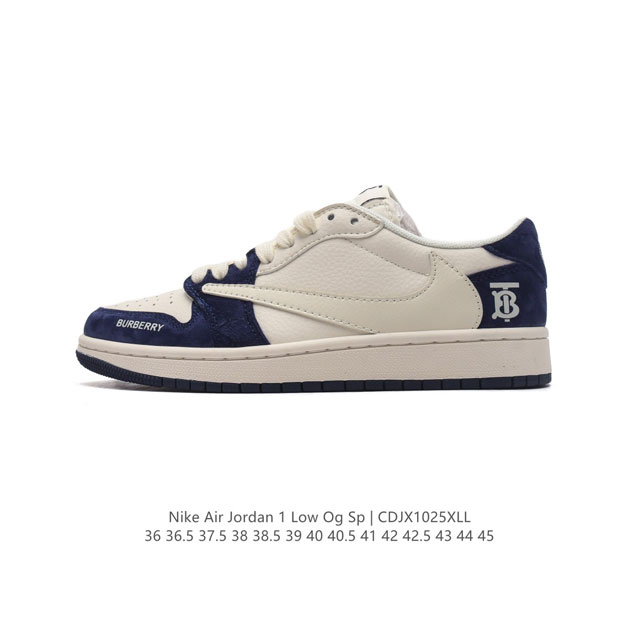 公司级 真标 耐克 Nike Air Jordan 1 Low OG SP Military Blue AJ1乔1 倒钩 低帮篮球鞋 AJ1 乔丹1代 aj1