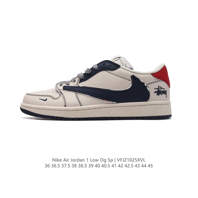 公司级 真标 耐克 Nike Air Jordan 1 Low OG SP Military Blue AJ1乔1 倒勾低帮篮球鞋 AJ1 乔丹1代 aj1 乔