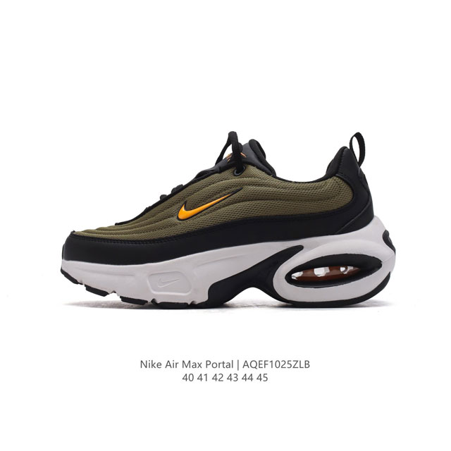 新款 耐克 NIKE AIR MAX PORTAL 休闲厚底增高气垫老爹运动鞋 2024新款鞋型 Nike Air Max Portal 跟高5公分左右 是NI