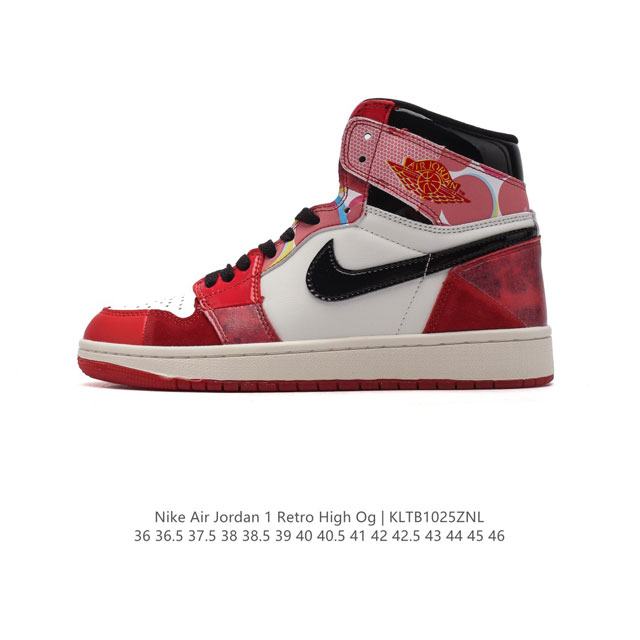 公司级 耐克 男女同款运动板鞋 Nike Air Jordan 1 Retro High OG 乔丹一代aj1 乔1 AJ1 篮球鞋复刻运动鞋。皮面高帮板鞋的设