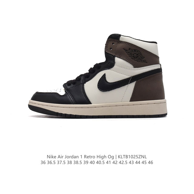 公司级 耐克 男女同款运动板鞋 Nike Air Jordan 1 Retro High OG 乔丹一代aj1 乔1 AJ1 篮球鞋复刻运动鞋。皮面高帮板鞋的设