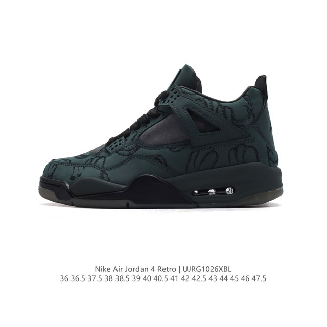 公司级 耐克 新款 Nike Air Jordan 4 Retro OG 中帮 迈克尔 乔丹AJ4代乔4 复古休闲运动文化篮球鞋。秉承轻量化的速度型篮球鞋设计思