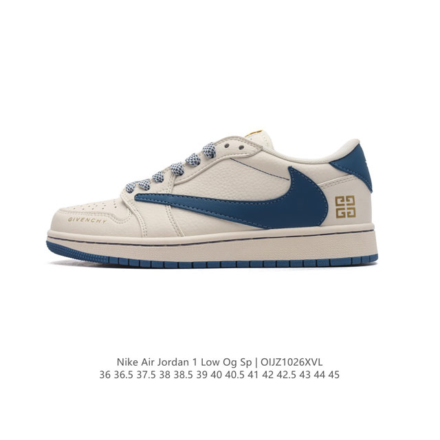 公司级 真标 耐克 Nike Air Jordan 1 Low OG SP Military Blue AJ1乔1 倒勾低帮篮球鞋 AJ1 乔丹1代 aj1 乔