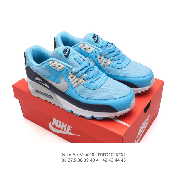 NIKE耐克运动鞋 Air max 90 健身运动跑鞋休闲鞋 复古风十足！Air Max 90 作为 Nike 旗下最经典的鞋型之一，凭借着百搭的造型，获得众多