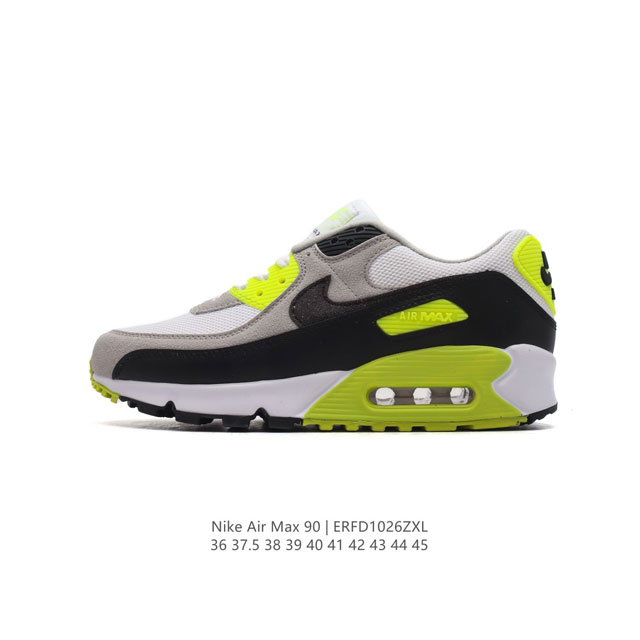 NIKE耐克运动鞋 Air max 90 健身运动跑鞋休闲鞋 复古风十足！Air Max 90 作为 Nike 旗下最经典的鞋型之一，凭借着百搭的造型，获得众多