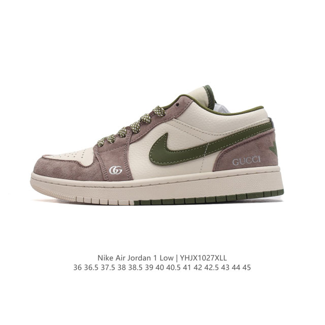 公司级 耐克 乔丹Air Jordan 1 Low AJ1 乔1 乔丹1代aj1 低帮复古文化休闲运动篮球鞋。从1985 年面世的元年款汲取设计灵感，采用简洁大