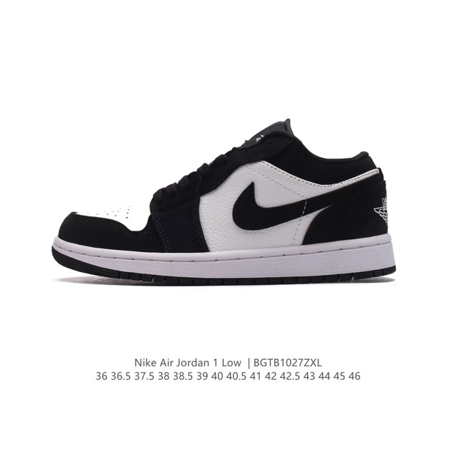 头层皮 耐克 乔丹Air Jordan 1 Low AJ1 乔1 乔丹1代aj1 低帮复古文化休闲运动篮球鞋。从1985 年面世的元年款汲取设计灵感，采用简洁大