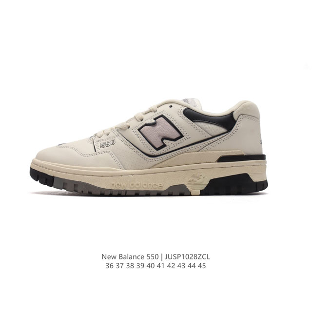 New Balance 550 新百伦 复古百搭篮球鞋时尚男女运动板鞋。首次亮相于 1989 年的 550 鞋款，延续 New Balance 标志性品牌元素，