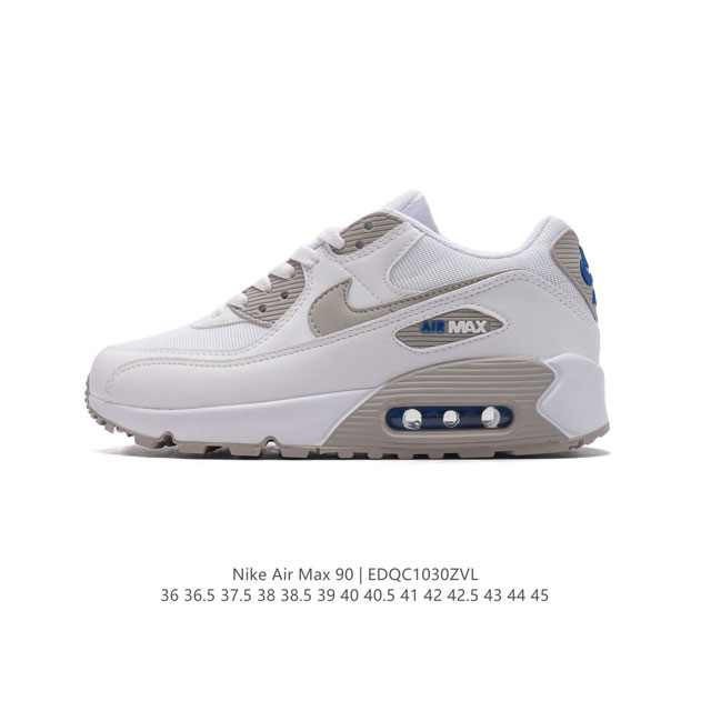 公司级 NIKE耐克运动鞋 Air max 90 健身运动跑鞋休闲鞋 复古风十足！Air Max 90 作为 Nike 旗下最经典的鞋型之一，凭借着百搭的造型，