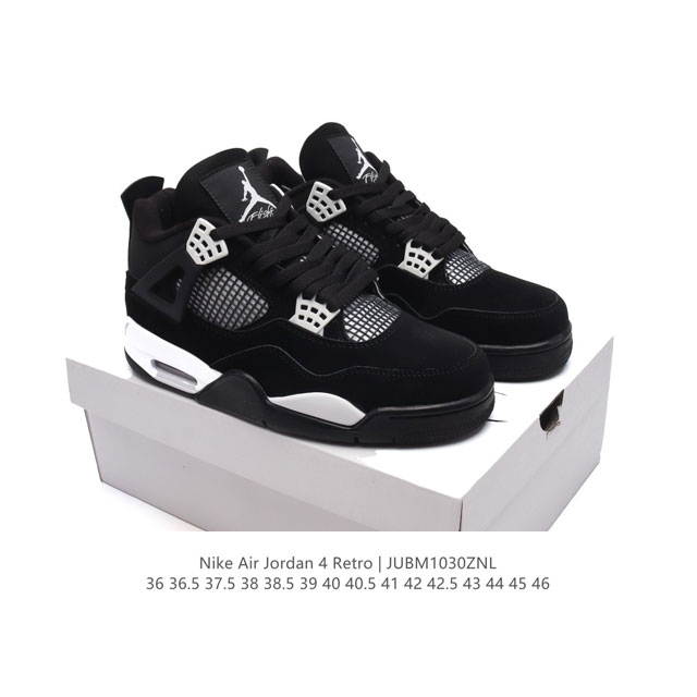 公司级 耐克 新款 Nike Air Jordan 4 Retro OG 中帮 迈克尔 乔丹AJ4代乔4 复古休闲运动文化篮球鞋。秉承轻量化的速度型篮球鞋设计思