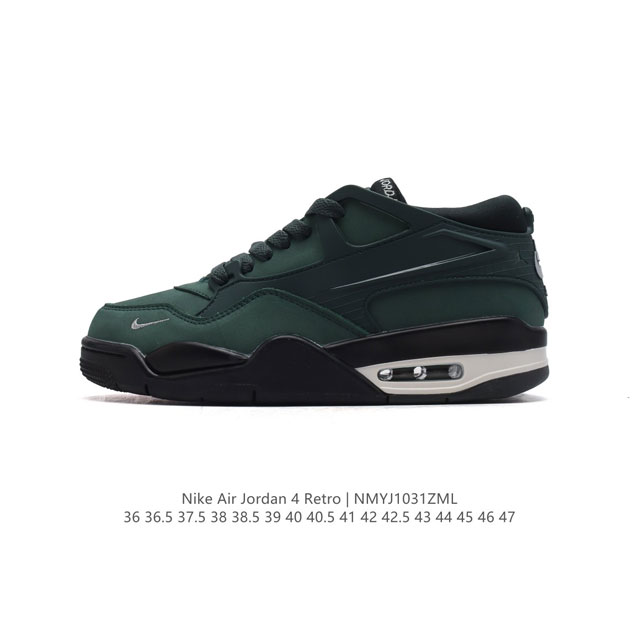 公司级 耐克 Nike Air Jordan 4 Retro OG 低帮 迈克尔 乔丹AJ4代乔4 复古休闲运动文化篮球鞋。秉承轻量化的速度型篮球鞋设计思想完成